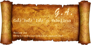 Göbölös Adelina névjegykártya